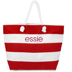 US Basic Coastline Cotton Beach Bag - Red