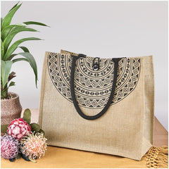 Okiyo Kashira Jute Tote