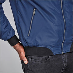 Mens Crusader Bomber Jacket - Navy