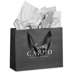 Ritz Midi Paper Gift Bag - Black