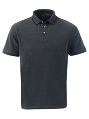 Emerson Unisex Pique Golfer -Charcoal