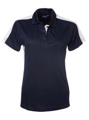 Ladies Chelsea Golfer - Navy/White