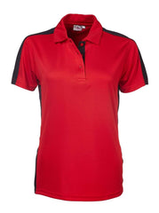 Ladies Chelsea Golfer - Pillar Box Red/Black