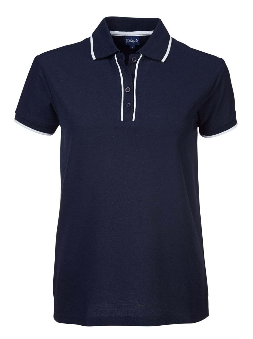 Ladies Ashton Golfer - Navy/White