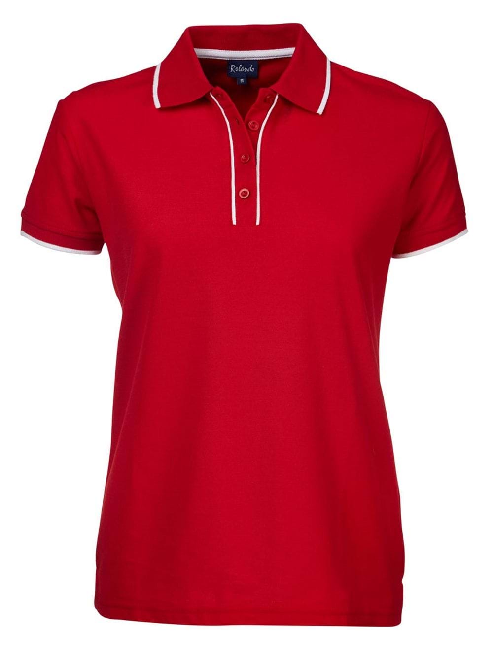 Ladies Ashton Golfer - Red/White