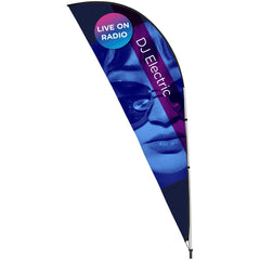 Legend 3M Sublimated Sharkfin Double-Sided Flying Banner - 1 complete unit