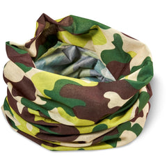 Adults Camo Flexi Tubular Bandana - Green