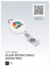 Altitude Klasp Retractable Badge Reel