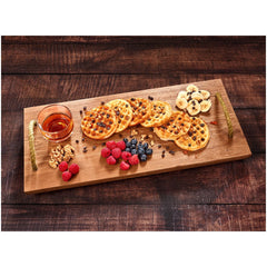 Okiyo Homegrown Rectangular Hardwood Food Platter