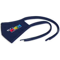 Alto Adults Tie-Back Face Mask - Navy