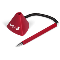 Altitude Prism Desk Ball Pen - Red