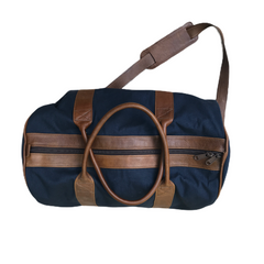 Leather & Canvas Duffel Bag – The Johnny