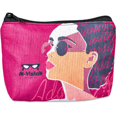 Pre-Printed Sample Hoppla Leanne RPET Stitch-Bond Mini Toiletry Bag