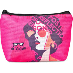 Pre-Printed Sample Hoppla Leanne RPET Stitch-Bond Midi Toiletry Bag