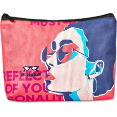 Pre-Printed Sample Hoppla Leanne RPET Stitch-Bond Maxi Toiletry Bag