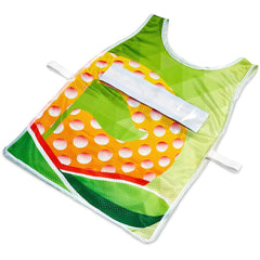 Pre-Printed Sample Hoppla Jackal Polyester Caddy Bib with PVC Name Sleeve