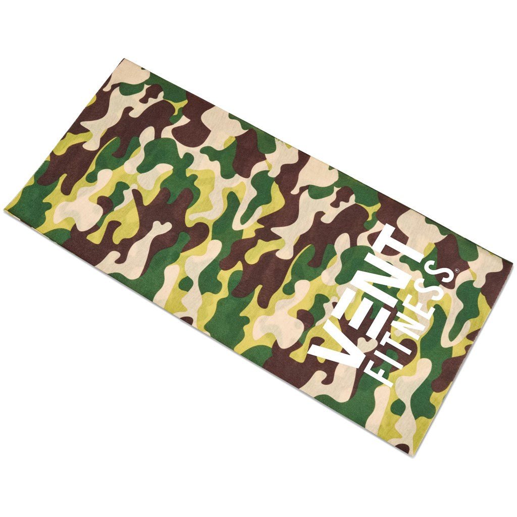 Adults Camo Flexi Tubular Bandana - Green - Hum Merchandising