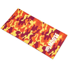 Adults Camo Flexi Tubular Bandana - Orange - Hum Merchandising