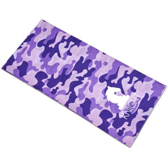 Adults Camo Flexi Tubular Bandana - Purple - Hum Merchandising