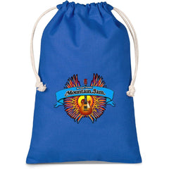 Allsorts Midi Cotton Drawstring Pouch - Blue - Hum Merchandising